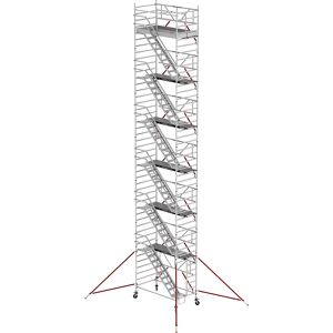 Altrex Andamio con escalera RS TOWER 53 ancho, Fiber-Deck®, longitud 1,85 m, altura de trabajo 14,20 m