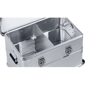 ZARGES Sistema de separadores para cajas Combi de aluminio, para caja de 42 litros, 1 pared separadora, 2 listones de enganche