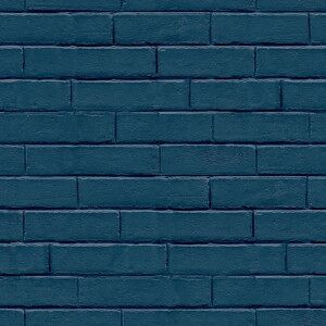 Noordwand Good Vibes Papel De Pared Brick Wall Azul