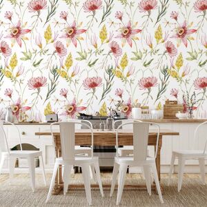 Hexoa Papel pintado floral 260x270cm