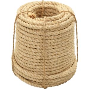 vidaXL Cuerda 100% sisal 12 mm 50 m