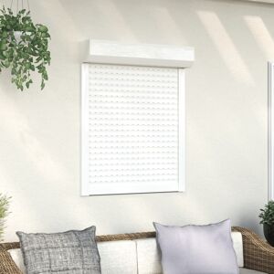 vidaXL Persiana de aluminio blanca 80x100 cm