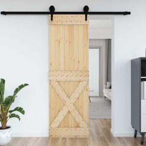 vidaXL Puerta NARVIK madera maciza pino 70x210 cm