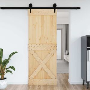 vidaXL Puerta NARVIK madera maciza pino 85x210 cm