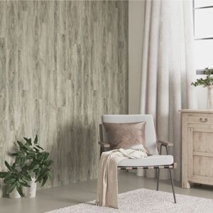 vidaXL Paneles de pared con aspecto de madera PVC gris 4,12 m²