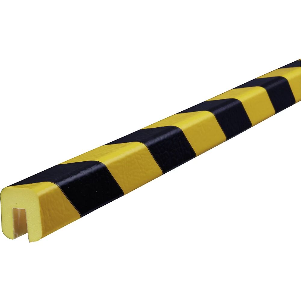 SHG Cantoneras de protección Knuffi®, tipo G, corte individual, por m lin., en negro y amarillo