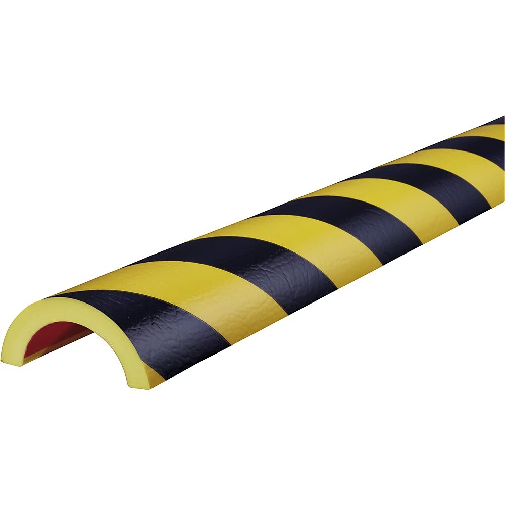 SHG Protección de tubos Knuffi®, tipo R50, pieza de 1 m, en negro y amarillo