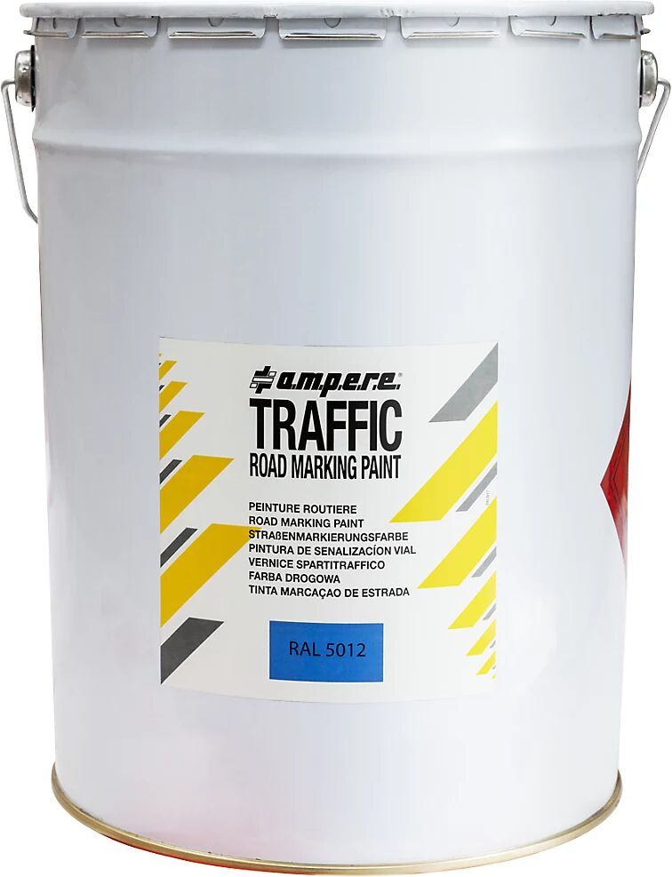 Ampere Pintura para señalización vial, bote de 25 kg, blanco