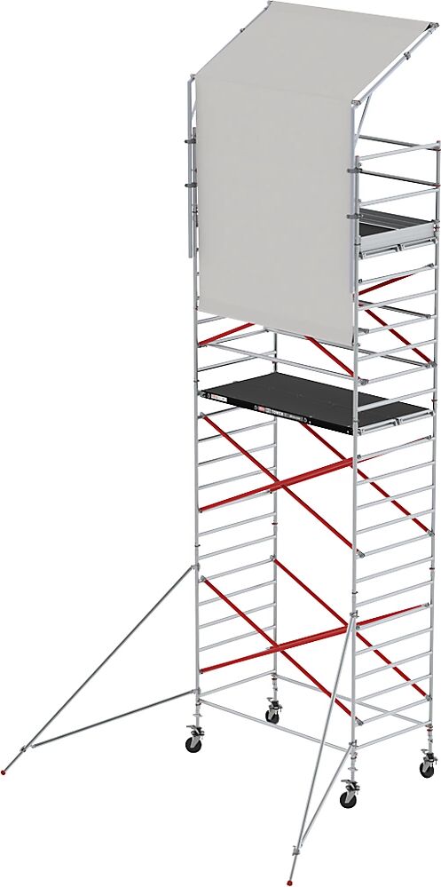 Altrex Lona de protección frente a la intemperie, para andamio rodante RS TOWER 5, para una longitud de andamio de 2,45 m