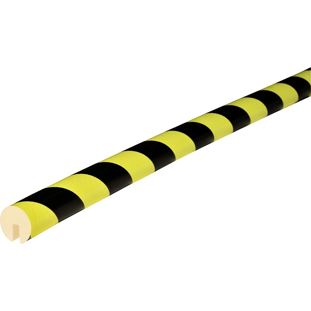SHG Cantoneras de protección Knuffi®, tipo B, 1 rollo de 5 m, en negro y fluorescente