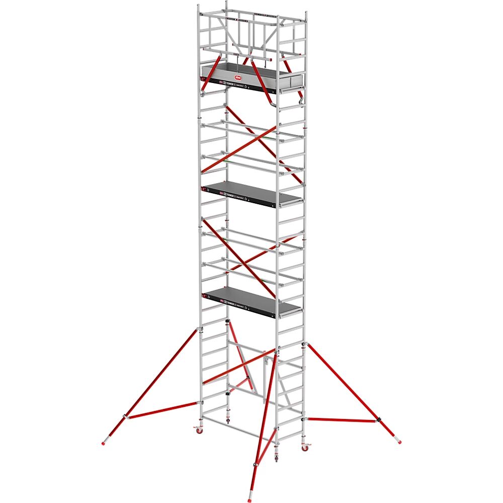 Altrex Andamio para interiores RS TOWER 54, con plataforma de madera, altura de trabajo 8,80 m