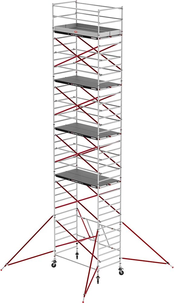 Altrex Andamio rodante RS TOWER 55, plataforma Fiber-Deck®, longitud 3,05 m, altura de trabajo 11,80 m