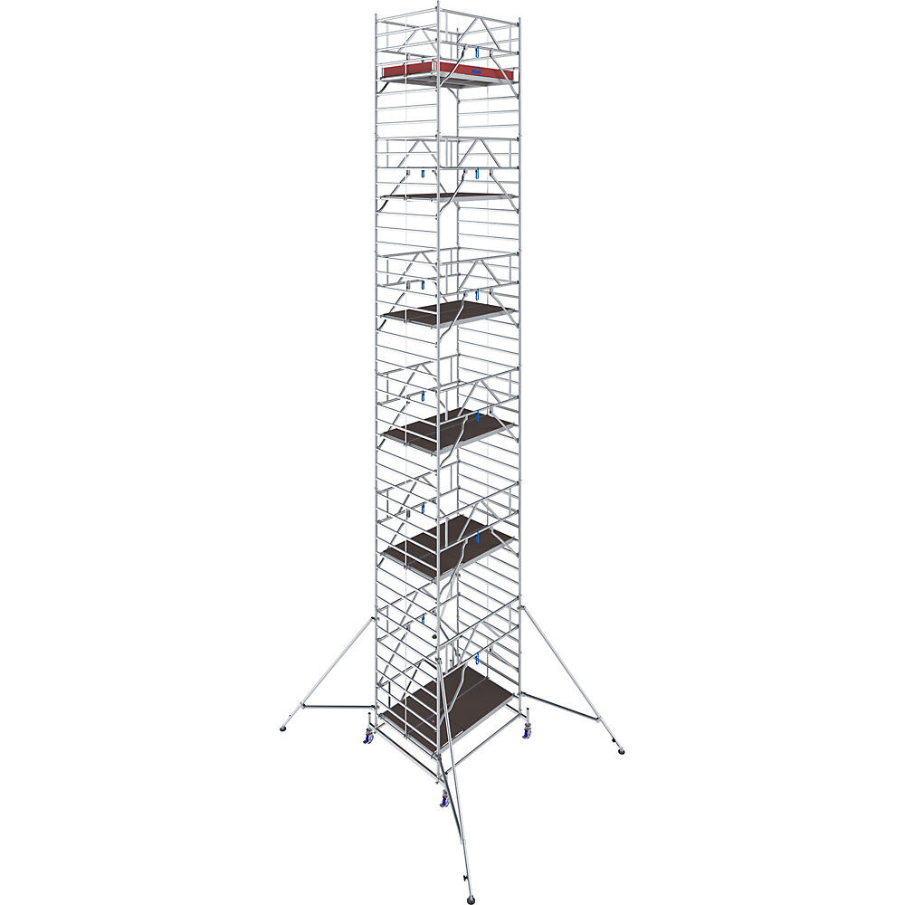 KRAUSE Andamio rodante STABILO Serie 50, longitud de la plataforma 2,50 m, altura de trabajo 13,40 m