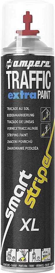 Ampere Pintura de señalización Traffic extra Paint® XL, contenido 750 ml, UE 6 botes, rojo