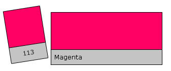 Lee  Farbfolie Bogen 113 Magenta