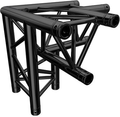 Global Truss F33C34-B 90° Corner Black