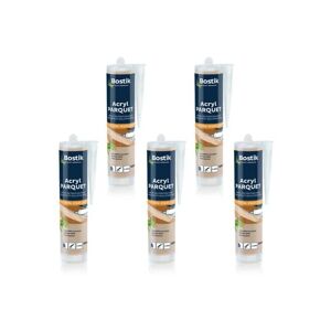 Mastic BOSTIK ACRYL parquet - erable frêne pin - 300ml x5