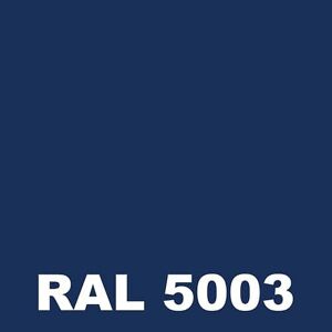 Laque Antirouille Marine - Metaltop -  Bleu saphir - RAL 5003 - Bombe 400mL - Publicité