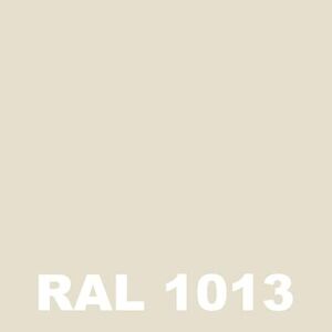 Peinture Antirouille Mat - Metaltop -  Blanc perle - RAL 1013 - Pot 5L - Publicité