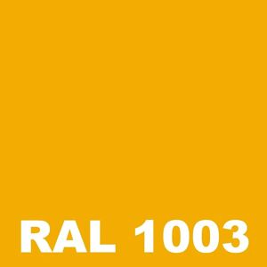Peinture Fer Monocouche - Metaltop -  Jaune de sécurité - RAL 1003 - Pot 5L - Publicité
