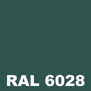 Laque Antirouille Marine - Metaltop -  Vert pin - RAL 6028 - Bombe 400mL - Publicité