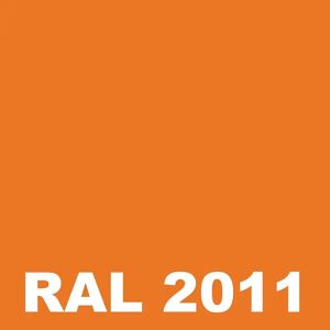 Peinture Acier Antico - Metaltop -  Orange foncé - RAL 2011 - Pot 5L - Publicité