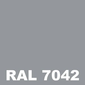 Peinture Antirouille Mat - Metaltop -  Gris signalisation A - RAL 7042 - Pot 5L - Publicité