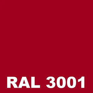 Laque Antirouille Marine - Metaltop -  Rouge de sécurité - RAL 3001 - Bombe 400mL - Publicité