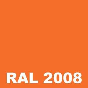 Peinture Acier Antico - Metaltop -  Orange rouge clair - RAL 2008 - Pot 5L - Publicité