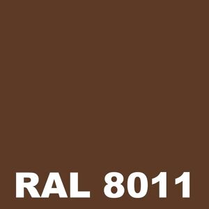 Laque Antirouille Marine - Metaltop -  Brun noisette - RAL 8011 - Bombe 400mL - Publicité