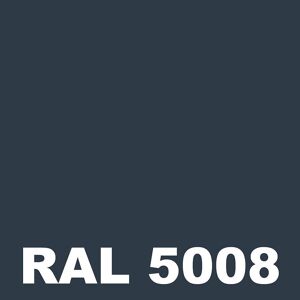 Laque Antirouille Marine - Metaltop -  Bleu gris - RAL 5008 - Bombe 400mL - Publicité