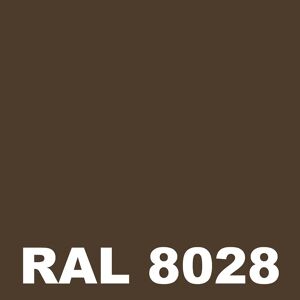 Peinture Fer Monocouche - Metaltop -  Brun terre - RAL 8028 - Pot 5L - Publicité