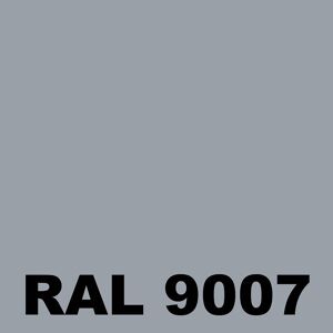 Laque Anticorrosion - Metaltop -  Aluminium gris - RAL 9007 - Bombe 400mL - Publicité