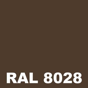 Peinture Sol Ciment - Metaltop -  Brun terre - RAL 8028 - Pot 5L - Publicité