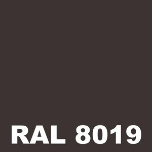 Peinture Sol Ciment - Metaltop -  Brun gris - RAL 8019 - Pot 5L - Publicité