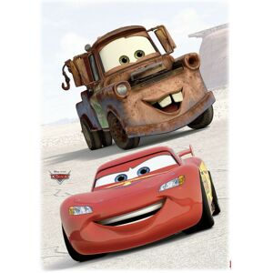 2 Stickers Disney Cars Flash McQueen Martin 50x70cm