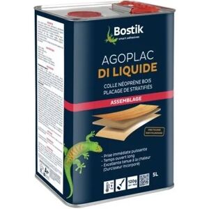 Colle néoprène Agoplac DI liquide bidon 5L - BOSTIK -  - Bleu marine