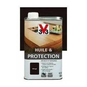 - Huile et protection - Wengé 500 ml Finition : Mat - Wengé