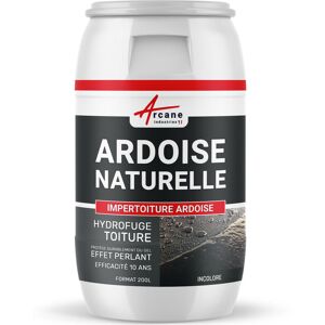 Arcane Industries - Imperméabilisant pour toiture en ardoise hydrofuge incolore impertoiture ardoise - 200 l - Publicité