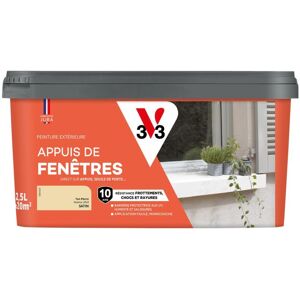 - Peinture extérieure pour appuis de fenêtre Ton pierre Satin 2,5L - Ton pierre