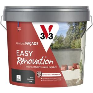 - Peinture pour façade Easy Rénovation Noir ral 9005 10L - Noir ral 9005