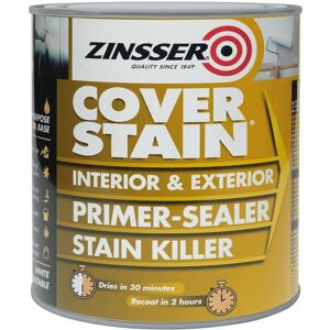 - Primaire isolant avant peinture Zinsser Cover Stain blanc Couleur: Blanc - Conditionnement: 1L - Blanc