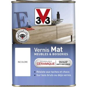 Vernis Meubles & Boiseries - Technologie Céramique - Incolore 1 l Finition : Mat - Incolore