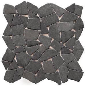 Vente uniquecom Mosaique sol et mur en marbre gris pack de 1m² 11 dalles de 30x30 cm MOLI