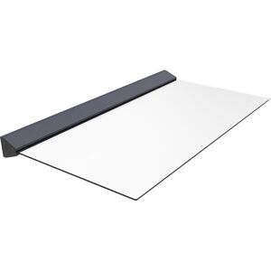 Vente-unique Auvent de porte en aluminium 140 x 90 cm plat avec leds - LUXAMA