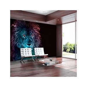 Artgeist Papier peint - Abstract lion - rainbow - 100x70 (49220) - Publicité