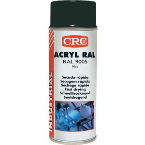 Peinture acrylique noir mat 400 ml CRC RAL 9005