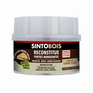 Mastic + durcisseur Répare Bois - Cartouche de 150ml - Sintobois