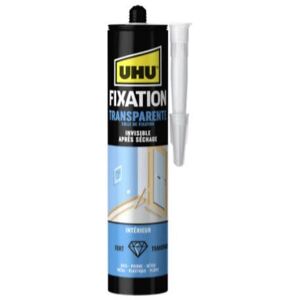 Mastic de Fixation UHU Transparent cartouche - 310 g - 33937