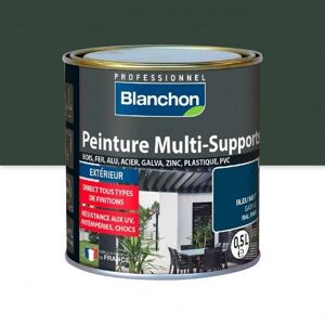 Peinture multi-supports application extérieur Vert mousse RAL 6005 0,5L BLANCHON - Publicité